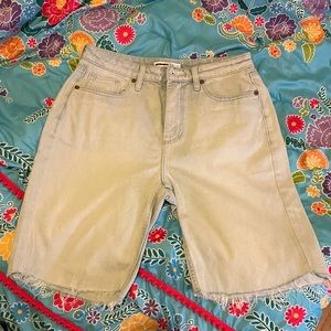 Elizabeth and James denim bermuda shorts